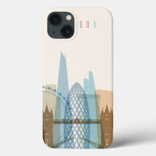 Funda Para iPhone 13 London, England   City Skyline