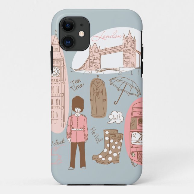 Funda De Case-Mate Para iPhone londres (Reverso)