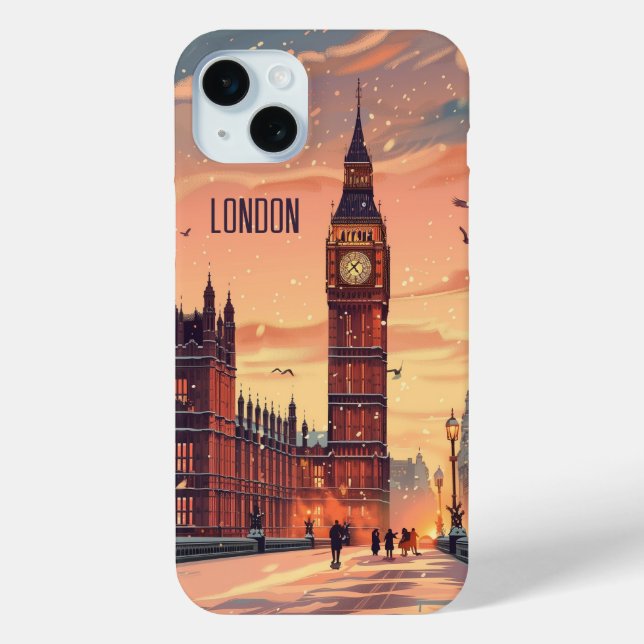 Funda De Case-Mate Para iPhone Londres (Reverso )