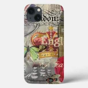 Funda Para iPhone 13 Londres Inglaterra Viaje Viaje Arte Viejo Europa