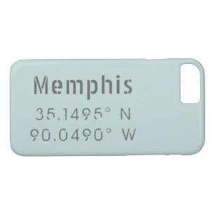 Funda Para iPhone 8/7 Longitud de memphis Latitude