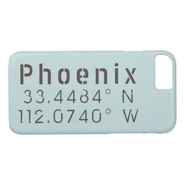 Funda De Case-Mate Para iPhone Longitud Phoenix Latitude (Reverso (horizontal))