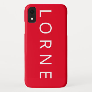 Funda Para iPhone XR Lorne Iphone Case