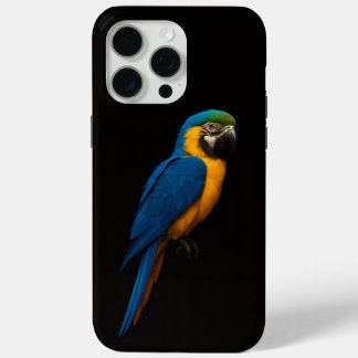 Funda Para iPhone 15 Pro Max Loro Guacamayo Azul y Amarillo para iPhone 15 Pro