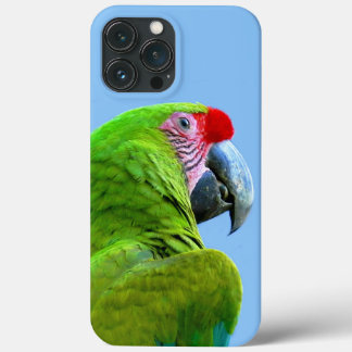 Funda Para iPhone 13 Pro Max Loro verde de Militaris del Ara