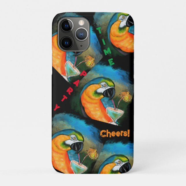 Funda De Case-Mate Para iPhone Loros de Fiesta (Reverso)