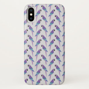 Funda Para iPhone X Loros púrpuras