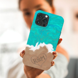 Funda Para iPhone 13 Pro Max Los amantes de las iniciativas sobre la arena de l