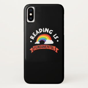 Funda Para iPhone X los amantes de los libros que leen son fundamental
