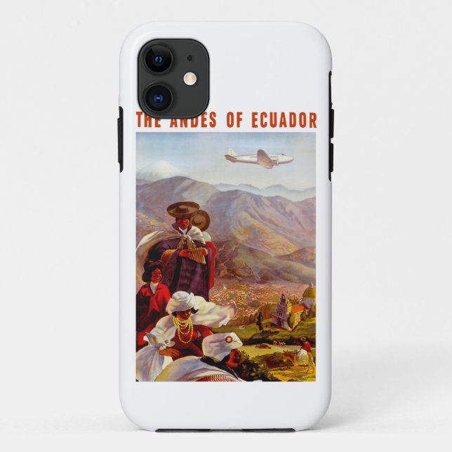 Funda De Case-Mate Para iPhone Los Andes de Ecuador (Reverso)