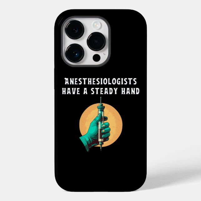 Funda De Case-Mate Para iPhone Los anestesiólogos tienen anestesiología de mano f (Reverso )