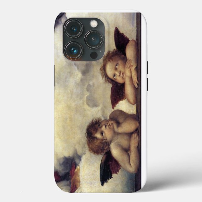 Funda De Case-Mate Para iPhone Los ángeles de Raphael (Reverso )