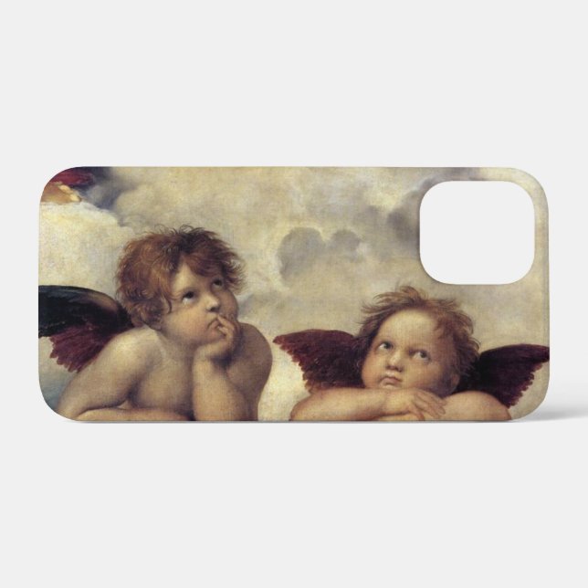 Funda De Case-Mate Para iPhone Los ángeles de Raphael (Reverso (Horizontal))