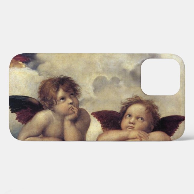 Funda De Case-Mate Para iPhone Los ángeles de Raphael (Reverso (Horizontal))
