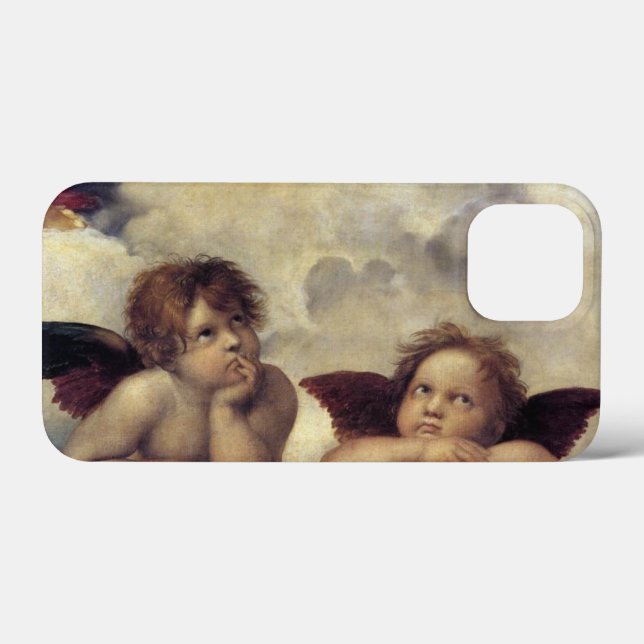Funda De Case-Mate Para iPhone Los ángeles de Raphael (Reverso (Horizontal))