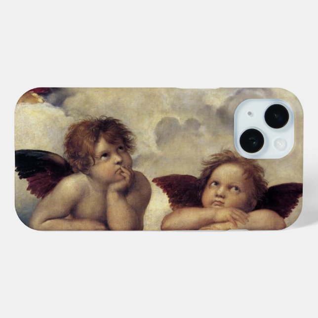 Funda De Case-Mate Para iPhone Los ángeles de Raphael (Reverso (Horizontal) )