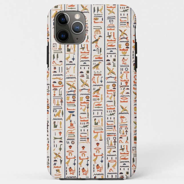 Funda De Case-Mate Para iPhone los antiguos jeroglíficos de los jeroglíficos de l (Reverso)