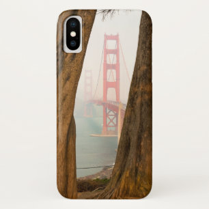 Funda Para iPhone X Los árboles de puente Golden Gate el   de pasan