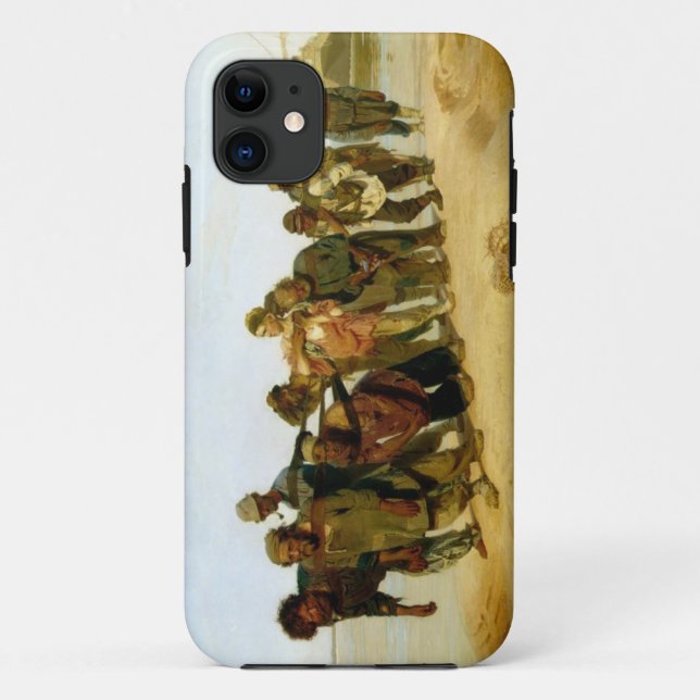 Funda De Case-Mate Para iPhone Los barqueros en el Volga, 1870-73 (Reverso)