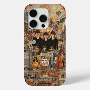 Funda Para iPhone 15 Pro Los Beatles vintage