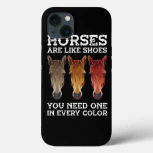 Funda Para iPhone 13 Los Caballos De Los Hombres Son Como Zapatos Que N