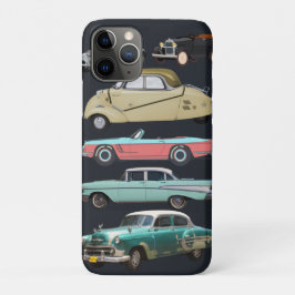 Funda Para iPhone 11 Pro Los coches de época colores gráficos de moda para 