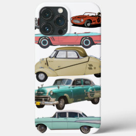Funda Para iPhone 13 Pro Max Los coches de época colores gráficos de moda para 