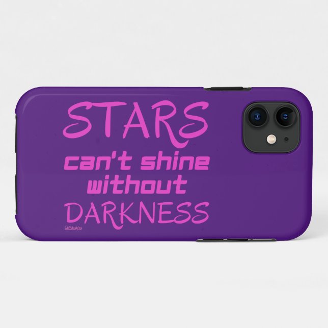 Funda De Case-Mate Para iPhone LOS COMIENZOS NO PUEDEN BRILLAR SIN OSCURIDAD insp (Reverso (horizontal))