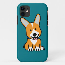 Funda Para iPhone 11 Los Corgis del Corgi persiguen el Pembroke feliz