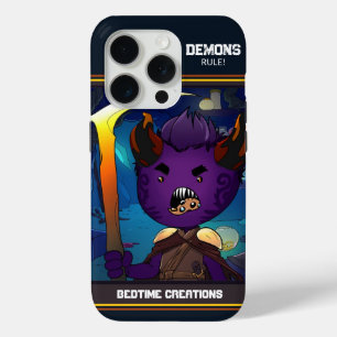 Funda Para iPhone 15 Pro ¡Los Demonios De La Creaciones De La Cama Gobernan