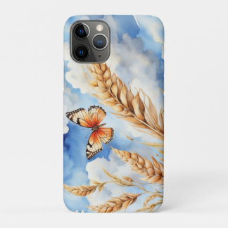 Funda Para iPhone 11 Pro Los estuches para iPad cubren el trigo y el cielo 