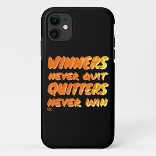 Funda Para iPhone 11 LOS GANADORES NUNCA DEJARON DE GANAR NUNCA LA moti