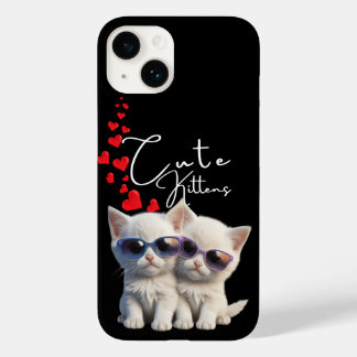 Funda Para iPhone 14 De Case-Mate Los gatitos y el corazón se mueven