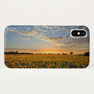 Funda Para iPhone X Los girasoles al atardecer