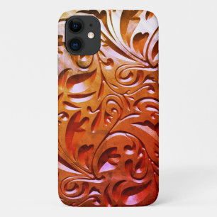 Funda Para iPhone 11 Los granos de madera tallada se ven abstractos ele