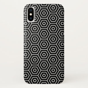 Funda Para iPhone X Los hexágonos texturizan el modelo geométrico