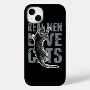 Funda Para iPhone 14 Plus De Case-Mate Los hombres de verdad aman a los gatos en negro es