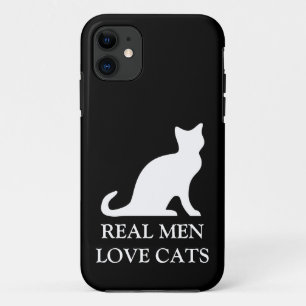 title_seo2 Los hombres de verdad aman gatos estuche para iPho