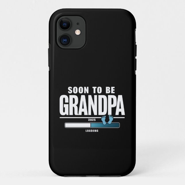 Funda De Case-Mate Para iPhone Los Hombres Pronto Serán Abuelo EST. Nuevo Abuelo  (Reverso)