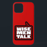 Funda Para iPhone 12 Pro Los hombres sabios hablan de un estuche de iphone<br><div class="desc">Portada del funda de "sabios" rojo brillante, para tu iphone 5. A veces lo más difícil de los sentimientos es compartirlos con otros. A algunos hombres esto les resulta particularmente difícil. Compartir tus sentimientos te ayuda a acercarte a las personas que te importan y que te importan, además alivia tu...</div>