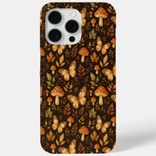 Funda Para iPhone 15 Pro Max Los hongos del bosque Boho Woodland Forest Color