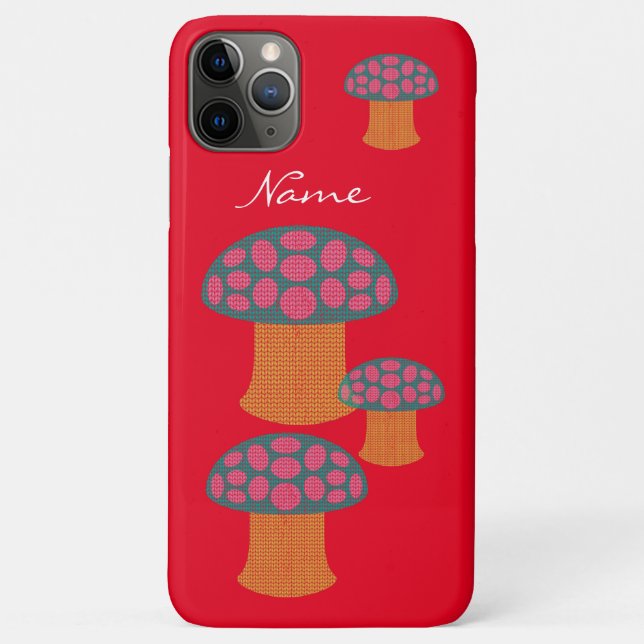Funda De Case-Mate Para iPhone Los hongos rojos de Amanita Thunder_Cove (Reverso)