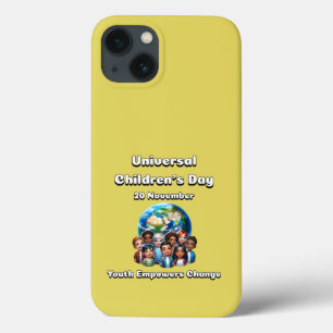 Funda Para iPhone 13 Los Jóvenes Empoderan El Cambio. Día Universal del