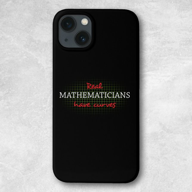 Funda De Case-Mate Para iPhone Los Matemáticos Reales Tienen Curvas | Matemáticas (Subido por el creador)