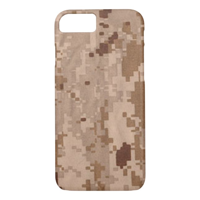 Funda De Case-Mate Para iPhone Los militares del desierto camuflan (Reverso)
