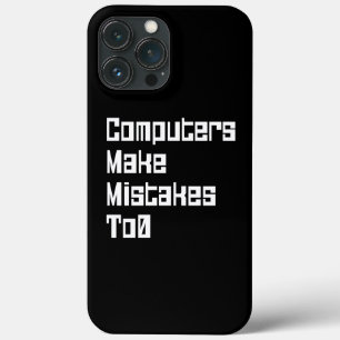 Funda Para iPhone 13 Pro Max Los Ordenadores Cometen Errores En El Estuche Para