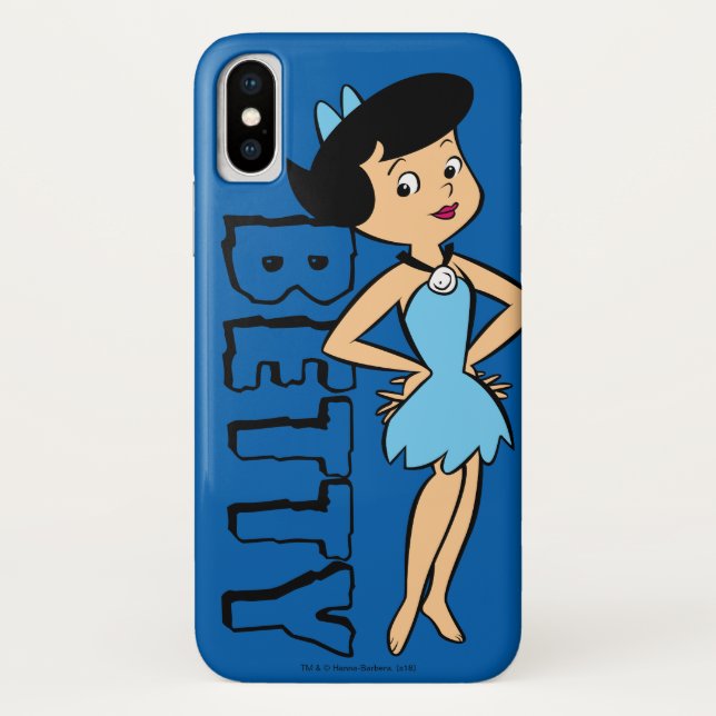 Funda De Case-Mate Para iPhone Los Picapiedra | Betty Rubble (Reverso)