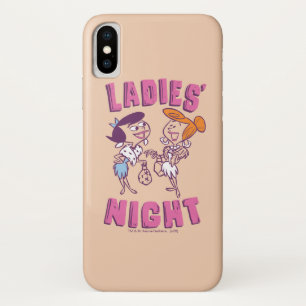 Funda Para iPhone X Los Picapiedra   Betty & Wilma - Noche de damas