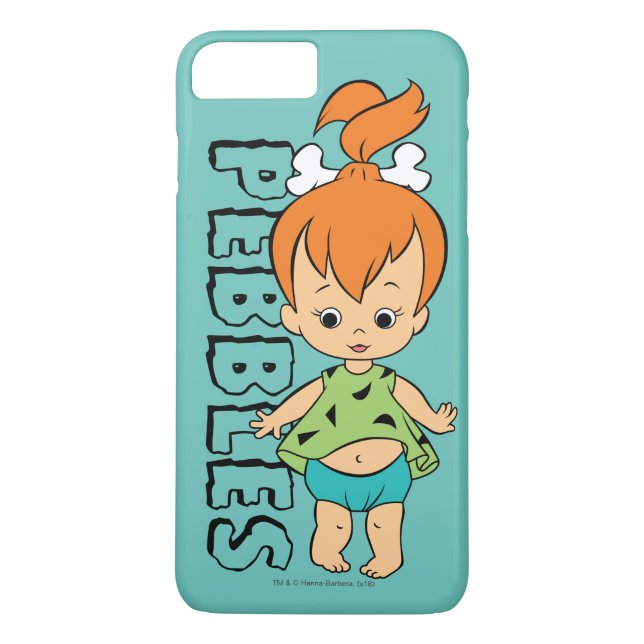 Funda De Case-Mate Para iPhone Los Picapiedra | Flintstone Pebbles (Reverso)