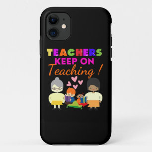 Funda Para iPhone 11 LOS PROFESORES SIGUEN ENSEÑANDO graciosa y linda m